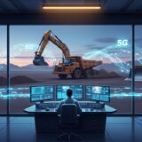 NTT×大成建設、IOWN APNで異なるメーカーの重機3台を1人で遠隔制御