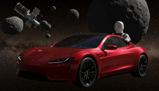SpaceXのテスラ・ロードスター、NASAが小惑星と誤認識 – 宇宙物体追跡の課題が浮き彫りに