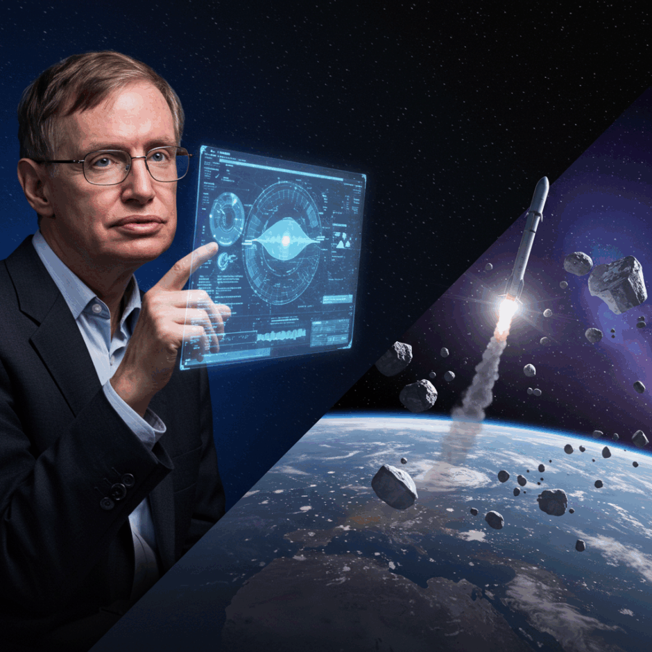 スティーブン・ホーキング博士の2025年予測が的中——30年前に語られた宇宙ビジネスとAIの未来
