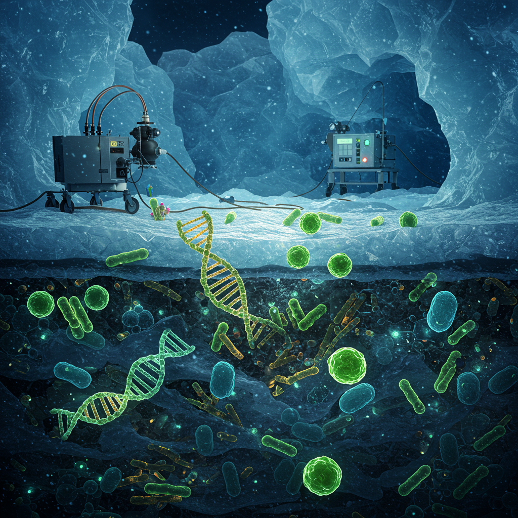 南極の氷の下で微生物の隠された世界を発見｜GFZ研究チームが2,829種の未知の生命体を確認、極限環境での共生メカニズムを解明