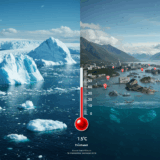 パリ協定1.5°C目標達成でも海面上昇は2倍速で進行｜グリーンランド・南極氷床の臨界点が1.5°Cに下方修正
