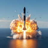 SpaceX Starship IFT-9が飛行中に爆発 - 3回連続失敗も年間25回打ち上げへ加速