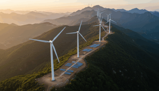 三峡能源、重慶で単機容量最大60MW風力発電プロジェクトが全容量系統連系を実現　「太陽光＋生態修復」モデルで年間1.1億kWh発電
