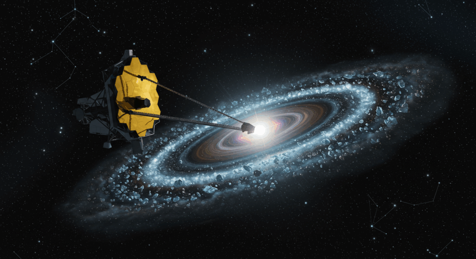 ジェームズ・ウェッブ宇宙望遠鏡が太陽系外で初の水氷検出 - HD 181327恒星系で生命の起源に迫る発見