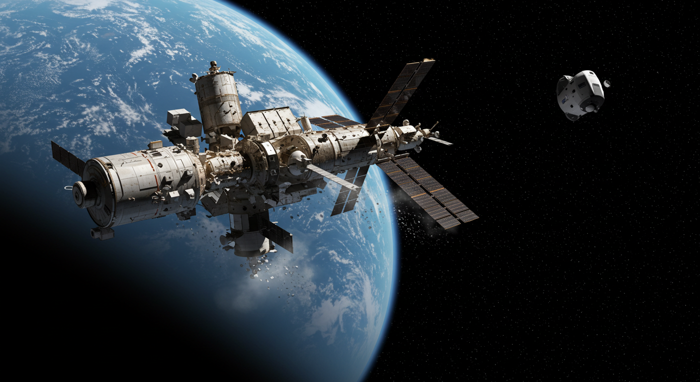【宇宙開発】Axiom-4打ち上げ延期、ISS25年運用の限界露呈 - 民間宇宙ステーション開発加速へ