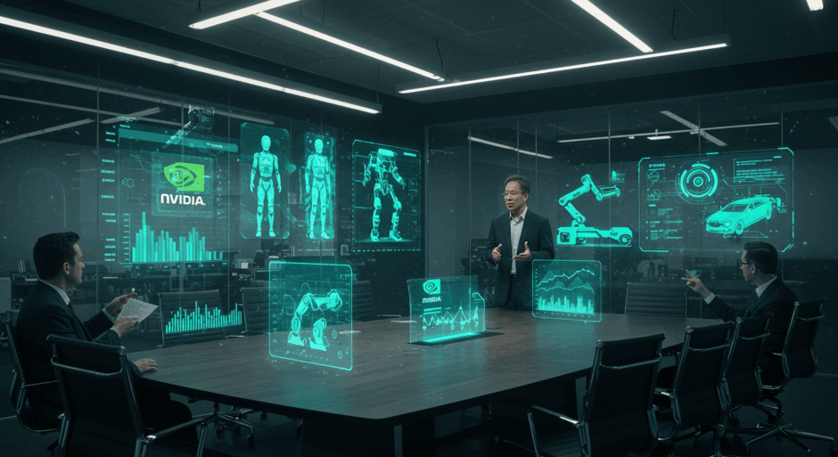 NVIDIA、時価総額3.75兆ドルで世界首位に｜ロボティクスは「AIに次ぐ最大の成長機会」