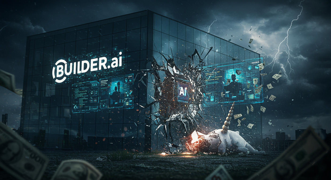 Builder.ai破綻の真相：700人のインドエンジニアが「AI」を偽装、Microsoft出資の4億4500万ドル調達企業が破産