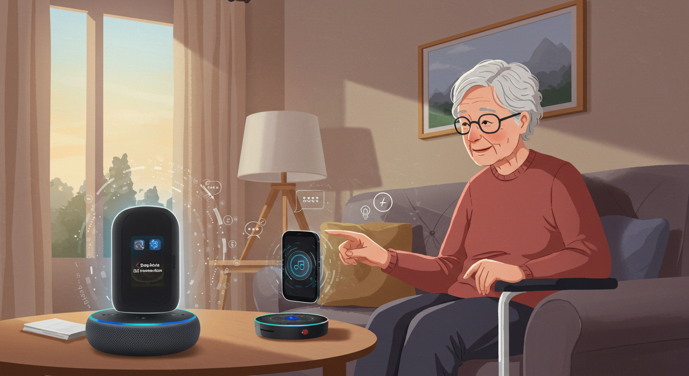  Amazon Alexa・Google Gemini：AIデバイスが高齢者の在宅生活に貢献