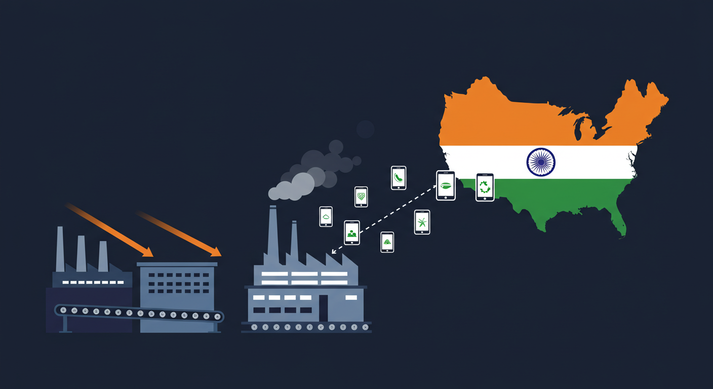 史上初　インド製スマートフォンが米国市場の44%占有｜Apple「China Plus One」