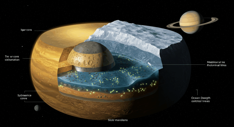 土星衛星タイタンの異星生命、全重量は「ミニチュアプードル級」と最新研究で判明