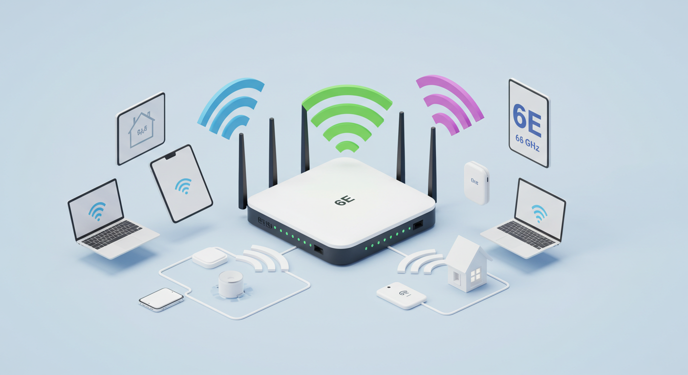 Wi-Fi 6E徹底解説：6GHz帯の新時代が変える無線通信の未来【2025年最新】