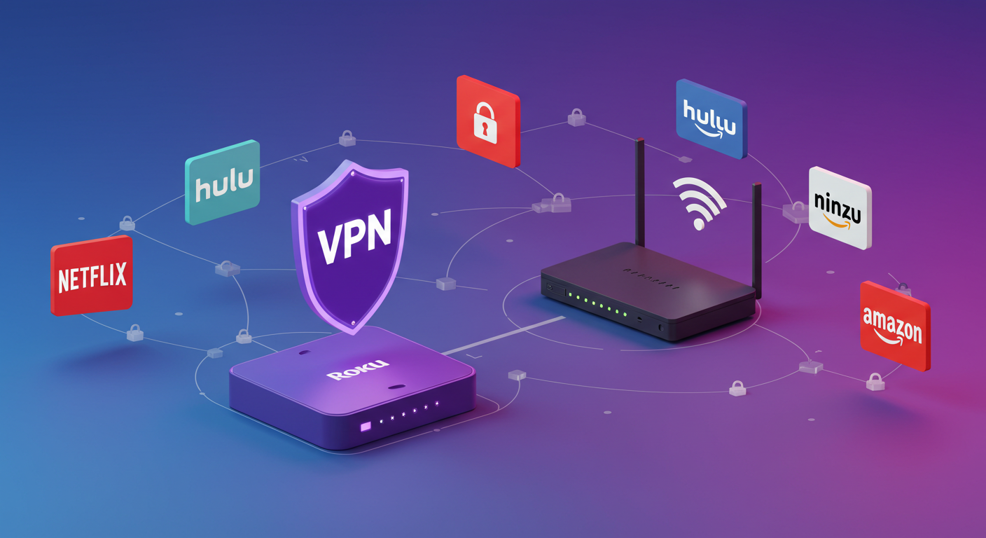 Roku VPN導入完全ガイド｜ルーター購入・PC共有で地域制限を突破