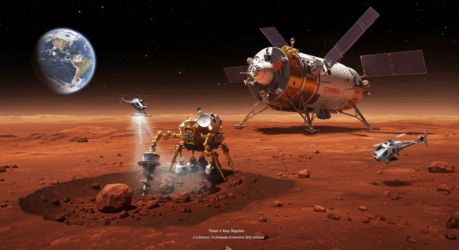 中国・天問3号ミッション｜中国がNASAより先に火星の岩石を地球に持ち帰る！？