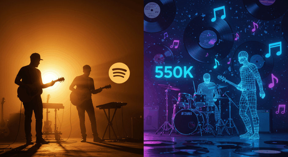AI生成ロックバンド「The Velvet Sundown」がSpotifyで大ブレイク