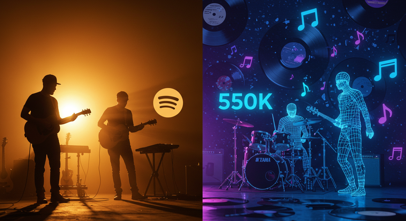 AI生成ロックバンド「The Velvet Sundown」がSpotifyで大ブレイク