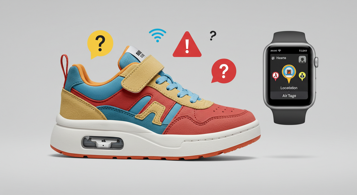 「Find My Skechers」の落とし穴｜AirTagが子供の見守りに向かない技術的理由