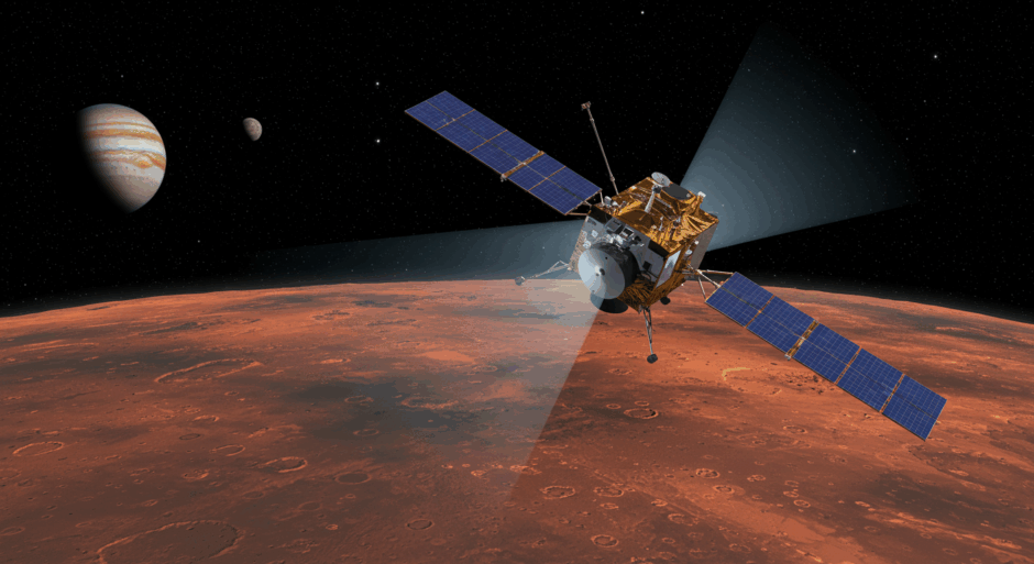 NASA探査機Europa Clipper、火星フライバイでレーダー性能を実証｜エウロパへの一歩