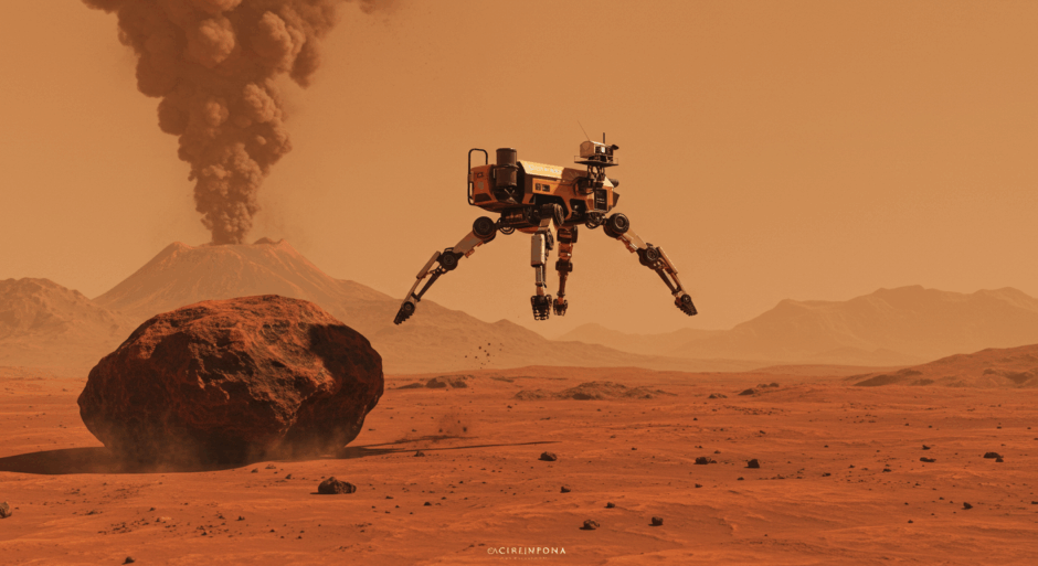 火星を跳躍する次世代ロボット「Olympus」、強化学習で宇宙飛行士をサポート