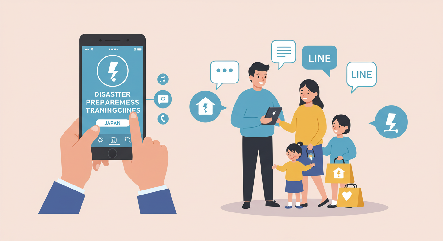 JA共済アプリに防災訓練機能追加｜スマホで災害疑似体験、LINEで「防災を贈る」新機能