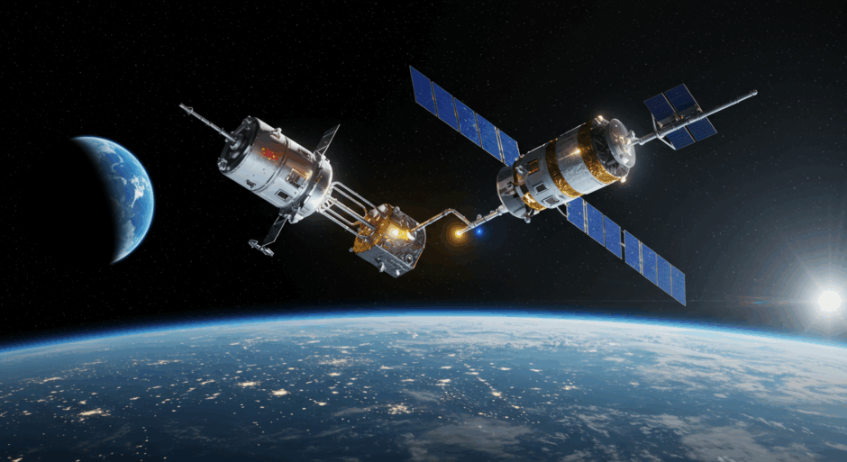 中国の実践21号・25号、地球同期軌道で史上初の衛星間燃料補給に成功