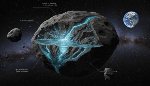 はやぶさ2が解明｜小惑星リュウグウに古代の流水痕跡を発見、地球の海洋形成理論に新展開