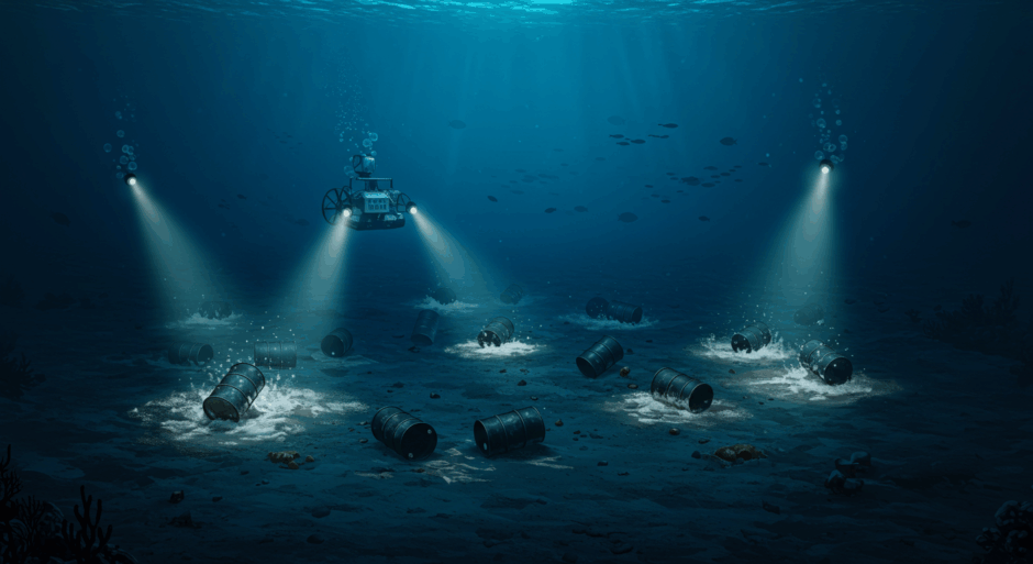深海探査ロボットが暴く環境汚染　ロサンゼルス沖「ハロー・バレル」DDTではなく腐食性廃棄物