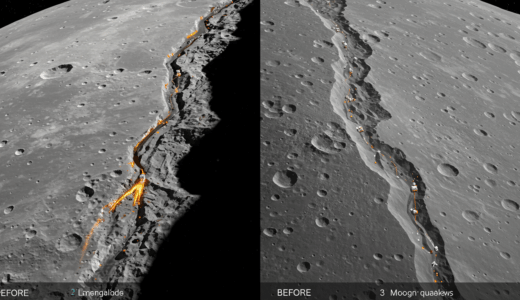 中国研究チームが月面で41の地すべりを発見、月震が原因と判明｜将来の月基地計画に影響