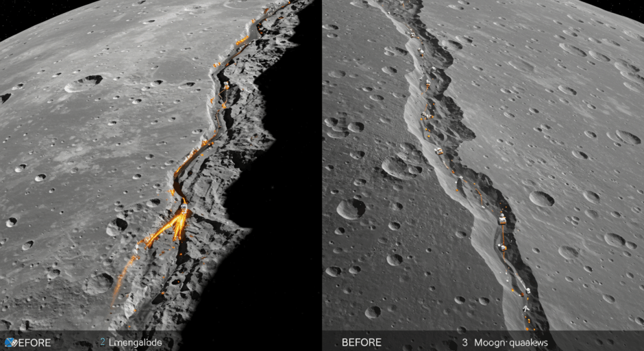 中国研究チームが月面で41の地すべりを発見、月震が原因と判明｜将来の月基地計画に影響