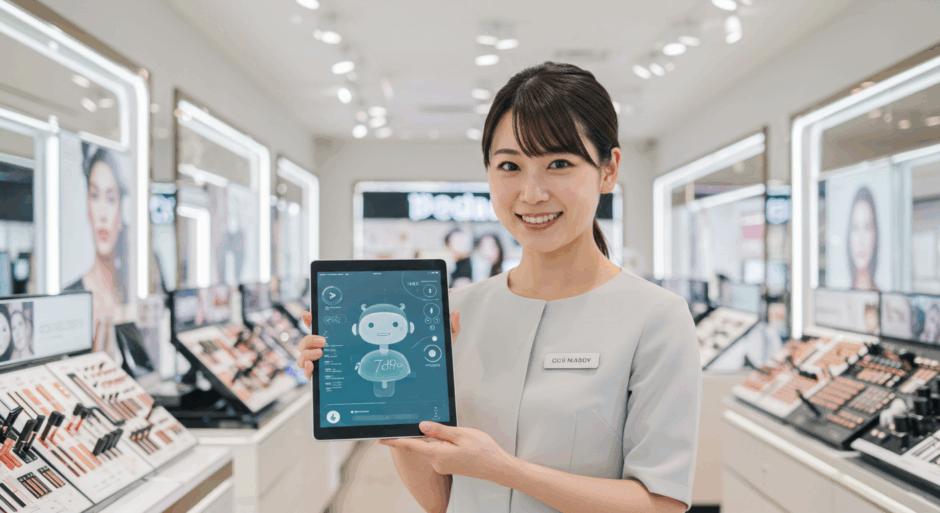 資生堂、生成AIチャットボットを店頭導入｜業務効率化で顧客体験向上へ