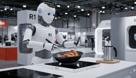  Ant Group「R1」発表｜Tesla Optimusに挑戦するヒューマノイドロボットが料理デモを披露、中国AI競争が加速