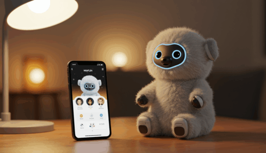 カシオ「Moflin」米英で発売開始、400万通りの感情を持つAIペットが海外進出