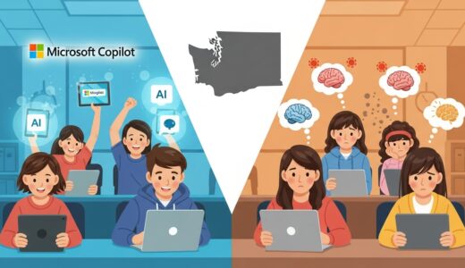 Microsoft、ワシントン州全学区にCopilot Studio無償提供へ｜学習能力低下の懸念も浮上