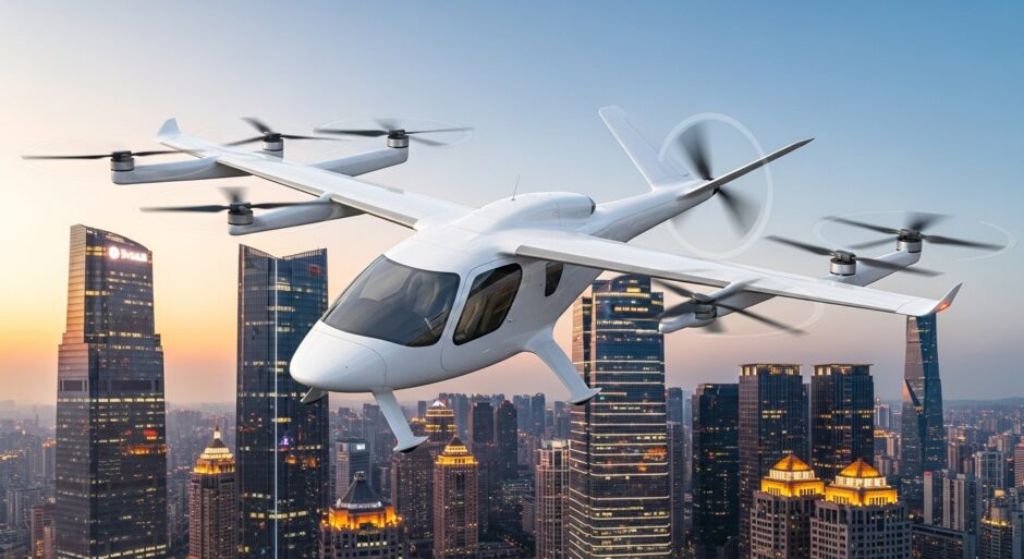 EHang、航続距離200kmの長距離eVTOL「VT35」を発表｜都市間輸送の実現へ