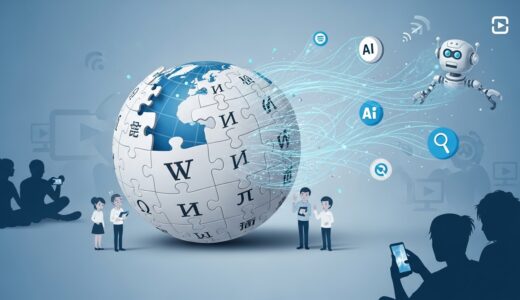 WikipediaがAI要約とSNS動画でトラフィック8%減少｜集合知の危機と持続可能性の課題
