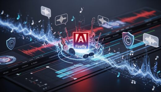 Adobe Fireflyが動画制作を変革、AIでサウンドトラックとナレーションを自動生成