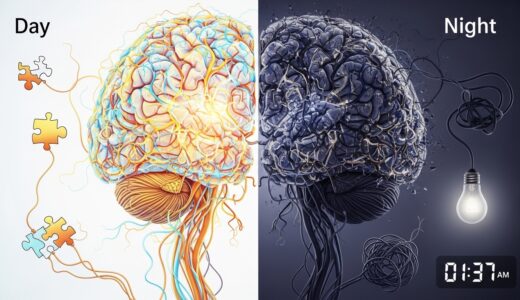 「Mind After Midnight」仮説が警鐘｜真夜中以降の脳機能変化と自殺リスク3倍の科学的根拠