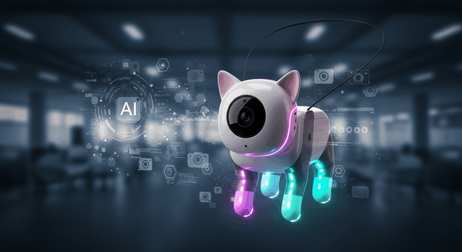 猫型ウェアラブル「Looki L1」がAIカメラ市場に参入。4K撮影とChatGPT連携で日常記録を変革