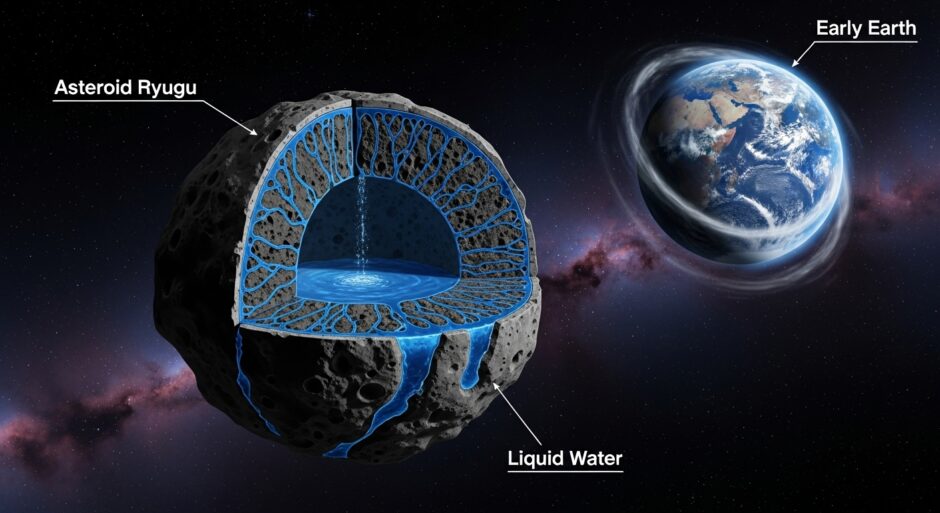はやぶさ2サンプル分析で判明、小惑星リュウグウ水が語る地球海洋の起源