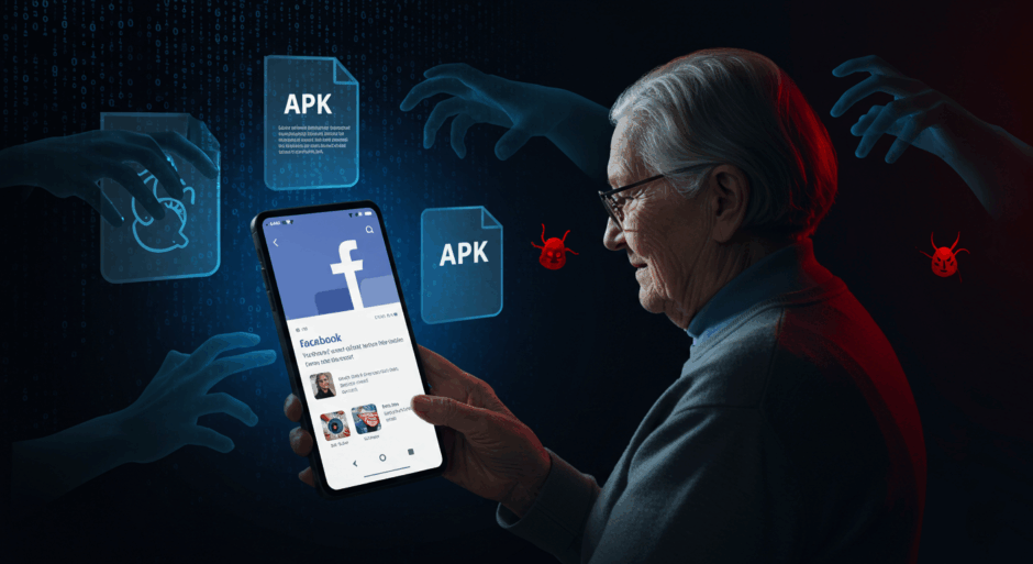 高齢者標的の新型マルウェアDatzbro、AIがFacebookイベントを偽装しAndroid端末を乗っ取り