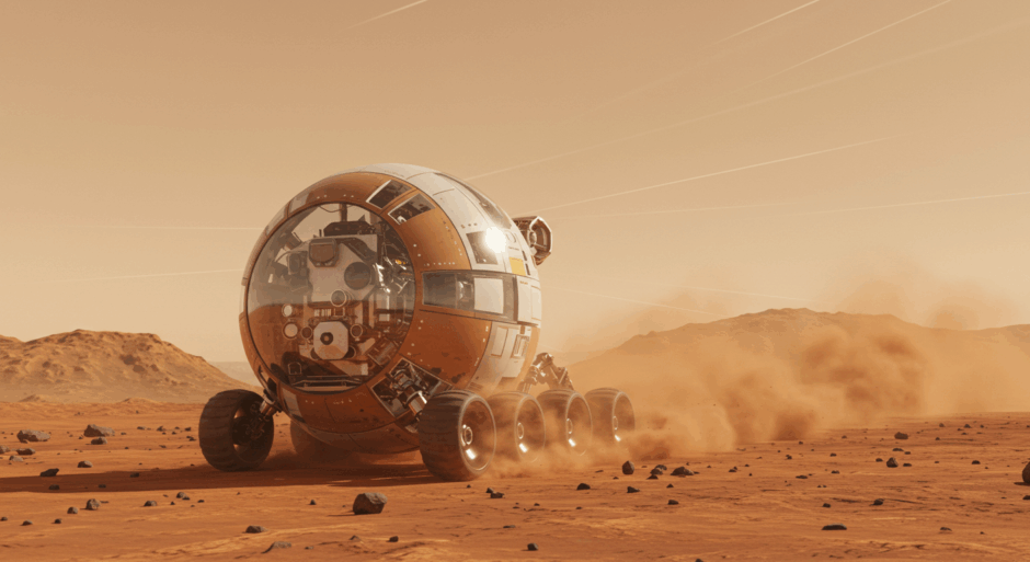 風力駆動の火星ローバー「タンブルウィード」、2025年に実証試験成功―100日で422km移動可能に