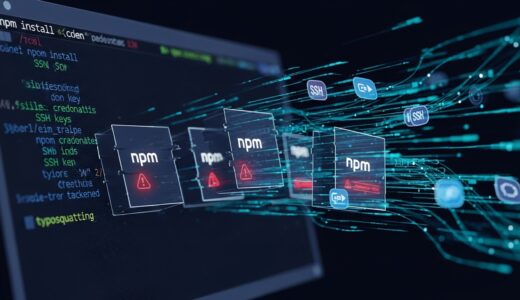  npmで10個の悪意あるパッケージが発見、9,900ダウンロードを記録しシステムキーリングから認証情報を窃取