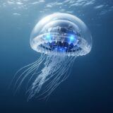 中国「Underwater Phantom」クラゲ型ロボット発表、消費電力28.5mWで深海を静音監視
