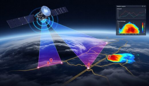夜間・悪天候も「見える」衛星レーダ、JAXAと国交省の「宇宙防災」協定が道路復旧を加速