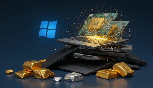  Windows 10サポート終了で18億ポンドの貴金属が眠る電子廃棄物へ―英国だけで1,440万台が旧式化