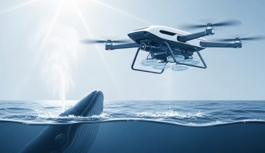 クジラの鼻水から健康状態を把握｜スノットボットが実現する次世代の海洋哺乳類研究とは