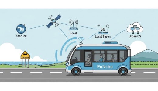 NTTドコモビジネスら、仙台で「災害に負けない」自動運転バス実証を開始