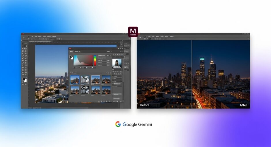 Adobe Photoshop、Google「Nano Banana Pro」統合で生成塗りつぶしが進化