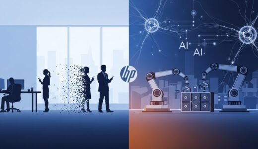 HP、2028年までに最大6,000人削減へ──AI導入で年間10億ドル節約を目指す構造改革