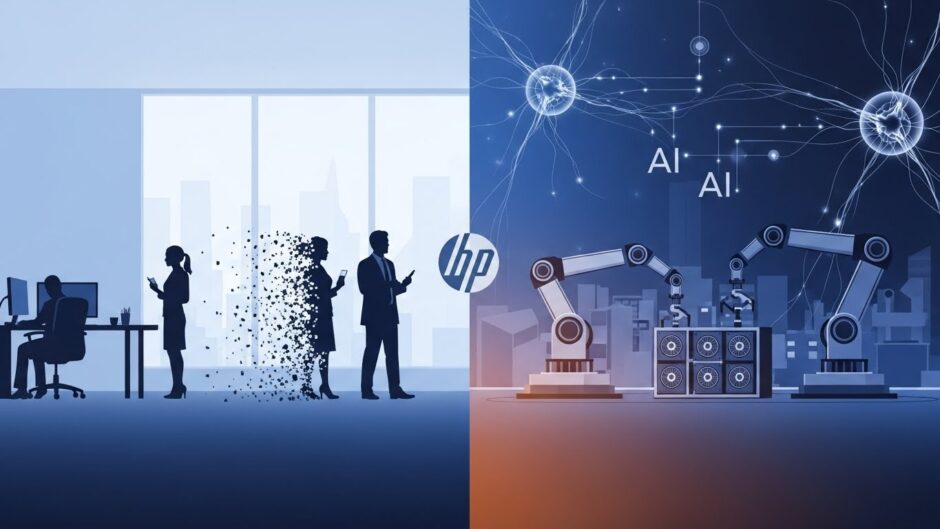 HP、2028年までに最大6,000人削減へ──AI導入で年間10億ドル節約を目指す構造改革