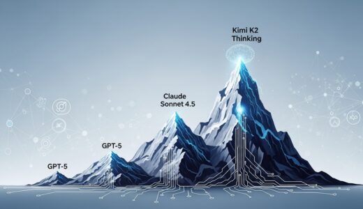 無料で使える高性能 AI が誕生。Moonshot Kimi K2 Thinking が GPT-5・Claude を上回る理由